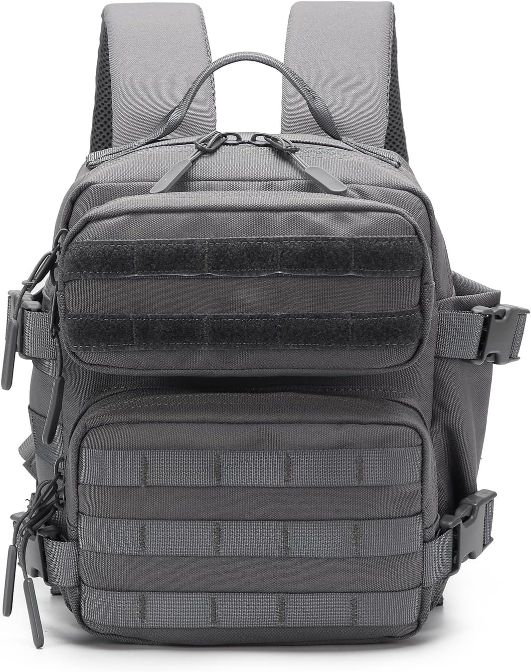 9L Mini Backpack for Men and Women, Small Backpack for Gym Hiking Travel Sports Running (Gray) - Image 2