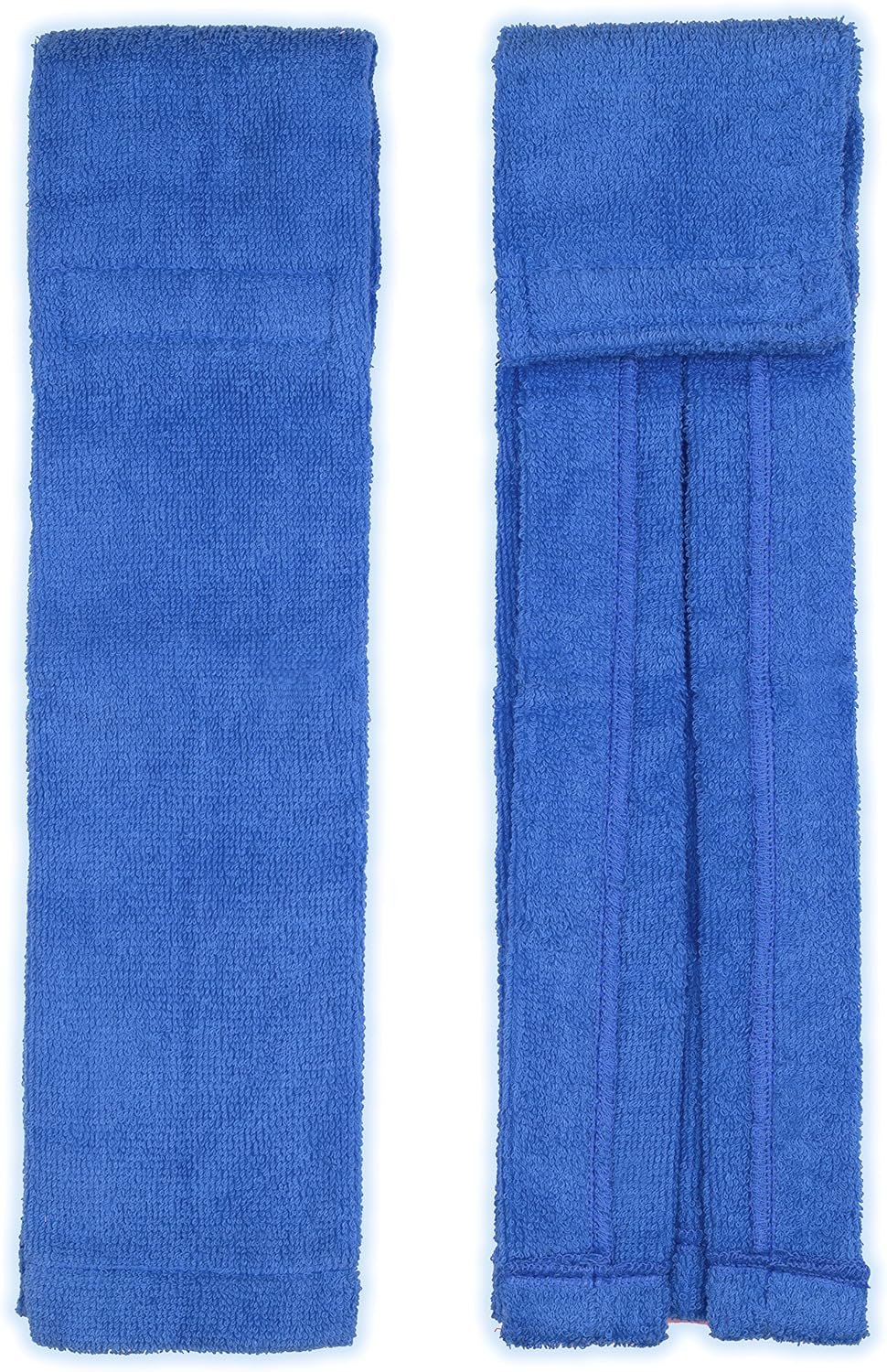 Quarterback Football Towel - Pure Cotton Sports Towel with Hook & Loop Closure, Versatile for Gym, Yoga, Youth Football, Blue - Image 2